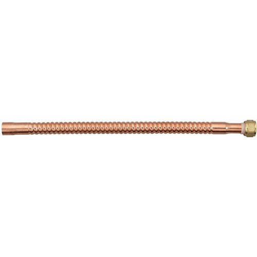 Homewerks 3/4 in. FIP X 3/4 in. D Sweat 24 in. Copper Water Heater Supply Line