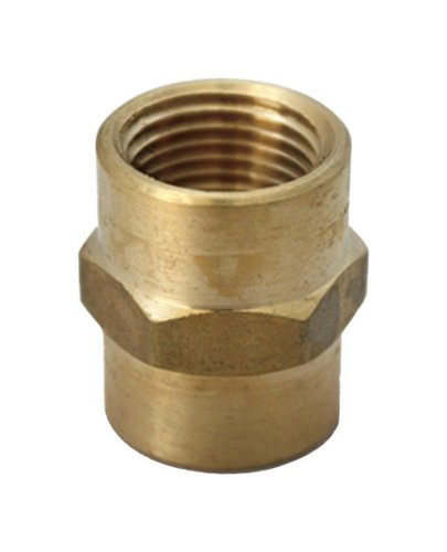 JMF Company 3/8 in. FPT X 1/8 in. D FPT Brass Reducing Coupling