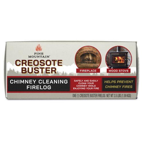 Pine Mountain Creosote Buster Fire Log 1.5 hr 1 pk 3.5 lb