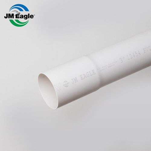 JM Eagle PVC Sewer Pipe 3 in. D X 10 ft. L Bell 0 psi