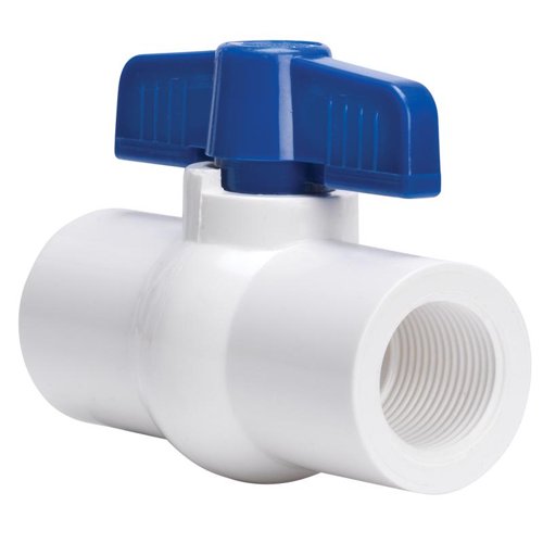 Homewerks 2 in. PVC FIP Ball Valve Full Port Quarter-Turn Lever For Non-Potable Water