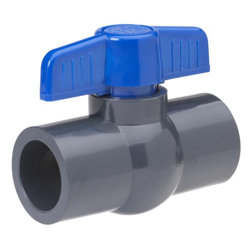 Homewerks 1-1/2 in. PVC Slip Ball Valve Full Port T-Handle