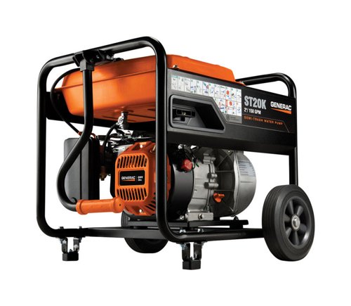 Generac Semi-Trash 6 HP 158 gpm Aluminum Automatic Gas Water Pump