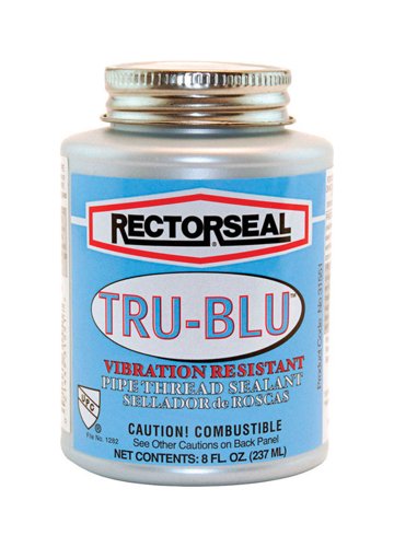 RectorSeal Tru-Blu Blue Pipe Thread Sealant 8 oz