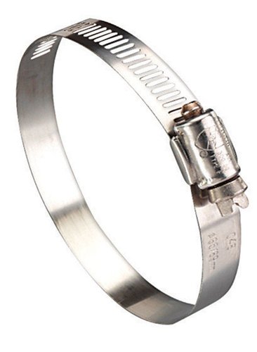Ideal Tridon Hy Gear 11/16 in to 1-1/2 in. SAE 16 Silver Hose Clamp Stainless Steel Marine