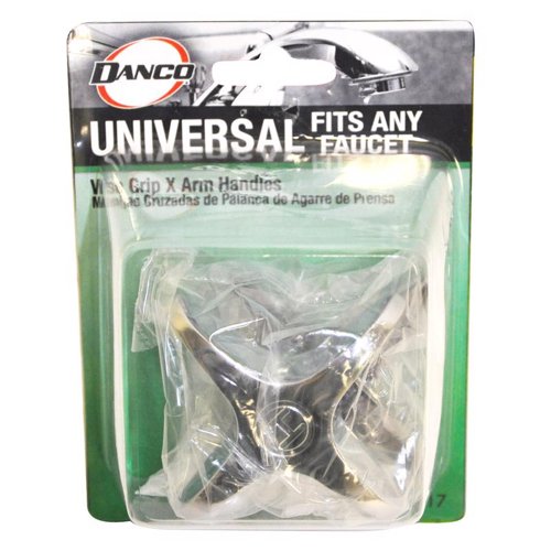 Danco For Universal Vise Grip Chrome Bathroom and Kitchen Faucet Handles
