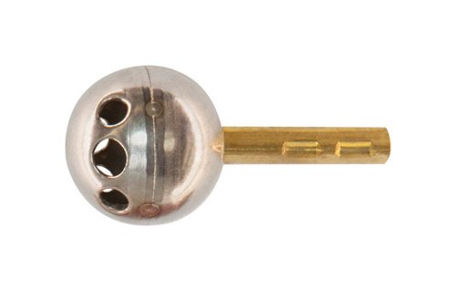 Danco Ball Replacement Delta and Peerless 2.01 in. L X 0.99 in. W #212 Gold/Silver Stainless Steel 1