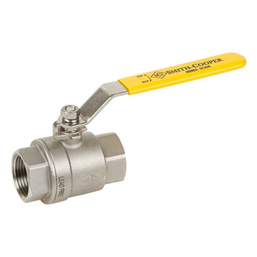 Smith-Cooper 3/8 in. 304 Stainless Steel FIP Ball Valve Full Port Lever