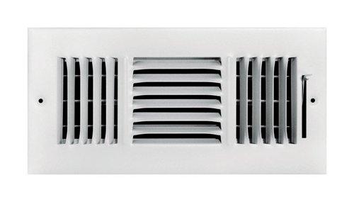 Tru Aire 4 in. H X 12 in. W 3-Way Powder Coat White Steel Wall/Ceiling Register
