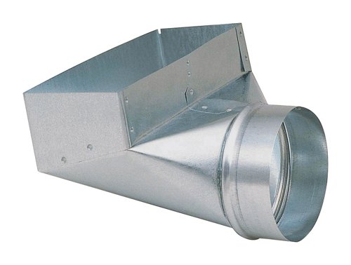 Imperial 10 in. H X 6 in. W Silver Galvanized Steel Register Boot