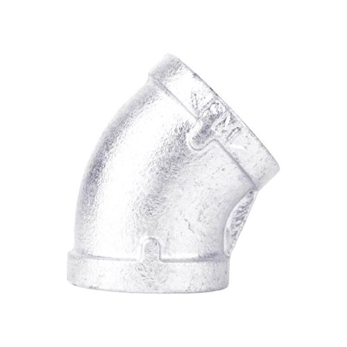 STZ Industries 1/2 in. FIP each X 1/2 in. D FIP Galvanized Malleable Iron 45 Degree Elbow