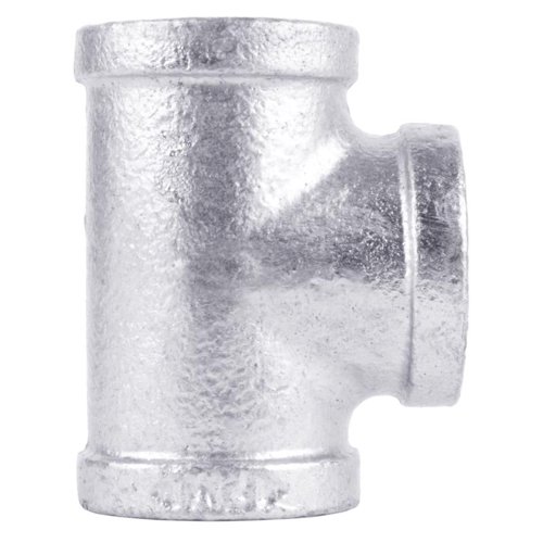 STZ Industries 3/8 in. FIP each X 3/8 in. D FIP 3/8 in. D FIP Galvanized Malleable Iron Tee