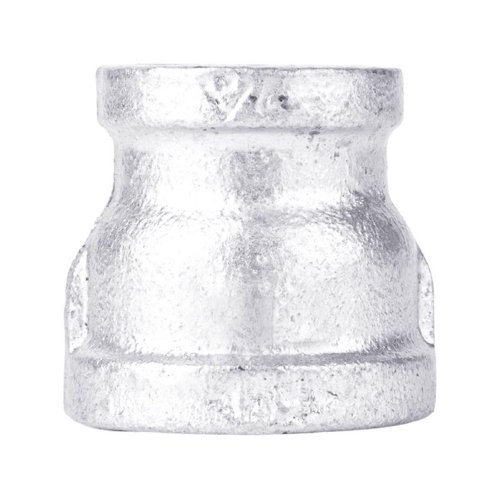 STZ Industries 3/4 in. FIP each X 1/2 in. D FIP Galvanized Malleable Iron Reducing Coupling