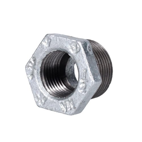 STZ Industries 3/4 in. MIP each X 1/2 in. D FIP Galvanized Malleable Iron Hex Bushing