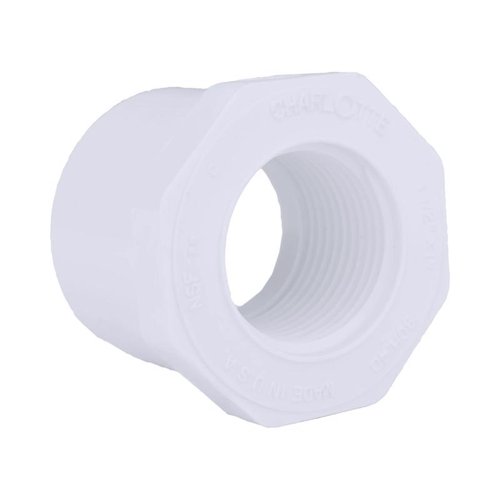 Charlotte Pipe Schedule 40 1-1/2 in. Spigot X 1 in. D FPT PVC Reducing Bushing 1 pk