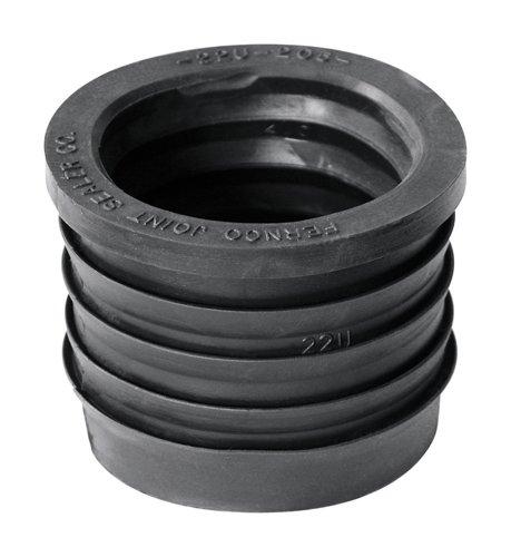 Fernco Schedule 40 2 in. Compression X 2 in. D Hub PVC 3 in. Donut Fitting 1 pk