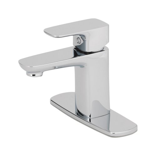 OakBrook Chrome Modern Single-Handle Bathroom Sink Faucet 2 in.