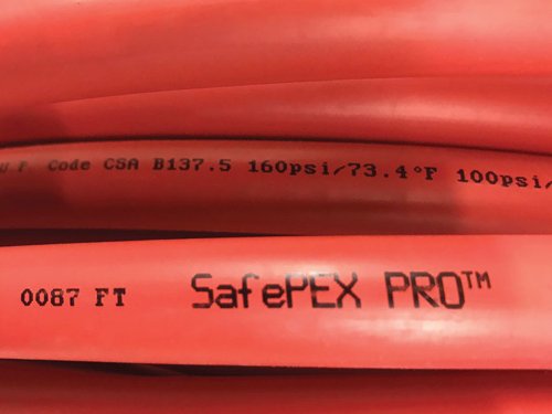 Safe PEX Pro 1 in. D X 5 ft. L PEX Tubing 100 psi