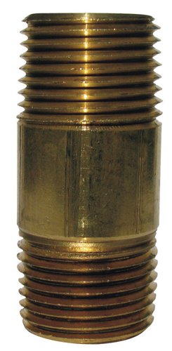 Anderson Metals 3/4 in. MPT in. X 3/4 in. D MPT Brass Nipple 2 in. L