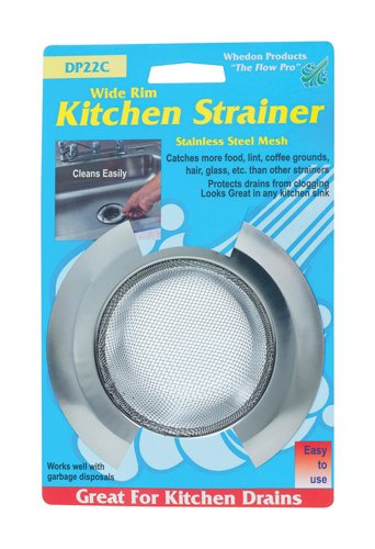 Whedon 4-1/2 in. D Chrome Stainless Steel Sink Strainer