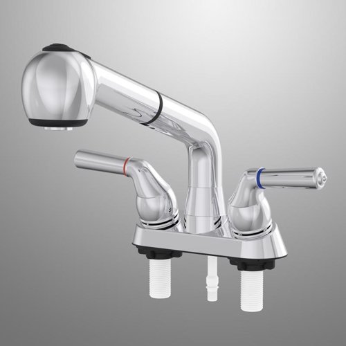 Home Plus Two Handle Chrome Laundry Faucet