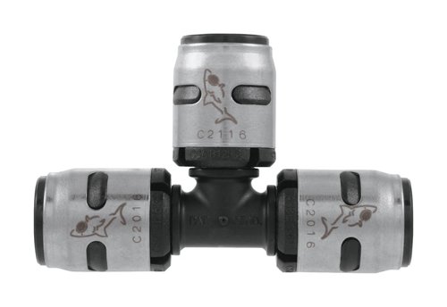 SharkBite EvoPEX 1/2 in. Push X 1/2 in. D Push Plastic Tee