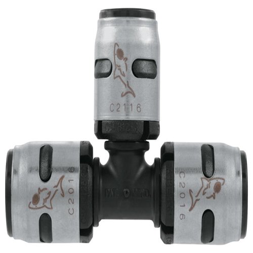 SharkBite EvoPEX 1/2 in. Push X 1/2 in. D Push Plastic Tee