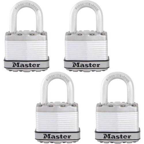 Master Lock Magnum 1-3/4 in. W Stainless Steel Ball Bearing Locking Weather-Resistant Padlock
