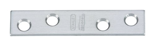 National Hardware 5/8 in. W X 3 in. L Satin Stainless Steel Mending Brace
