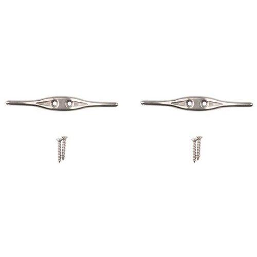 National Hardware Stainless Steel Rope Cleat 30 lb. cap. 4-1/2 in. L