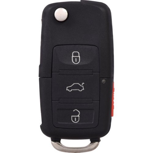 KeyStart VW001 Advanced Security Automotive Flip Key Sidewinder Blade Double For Volkswagen