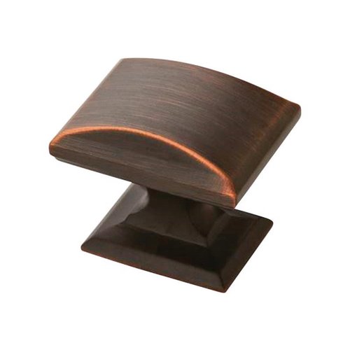 Amerock Candler Rectangle Cabinet Knob 1-1/8 in. Oil Rubbed Bronze 1 pk