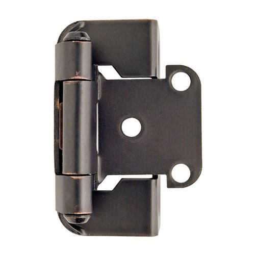 Amerock 2-1/4 in. L Oil Rubbed Bronze Cabinet Hinge 2 pk