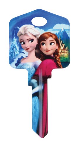 HILLMAN Disney Frozen House/Padlock Universal Key Blank KW1/10 Single