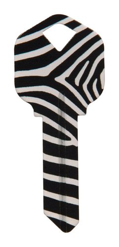 HILLMAN Wackey Zebra House/Office Universal Key Blank KW1 Single
