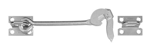 National Hardware 6 in. L Zinc-Plated Silver Steel Safety Gate Hook 1 pk