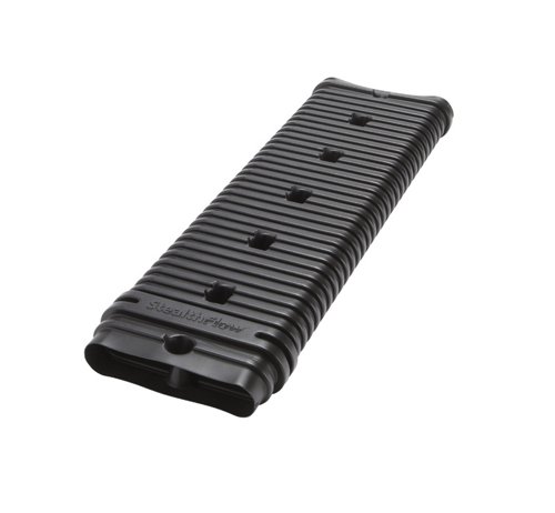 Amerimax StealthFlow 2.25 in. H X 7.25 in. W X 24 in. L Black Vinyl Downspout Extension