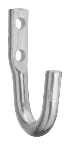 National Hardware Zinc-Plated Silver Steel 2 in. L Rope/Tarp Hook 100 lb 1 pk