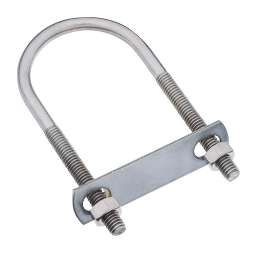 National Hardware 5/16 in. X 2 in. W X 4-1/2 in. L Coarse Stainless Steel U-Bolt