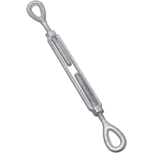 National Hardware 3/8 in. D X 6 in. L Galvanized Steel Eye and Eye Turnbuckle 1 pk