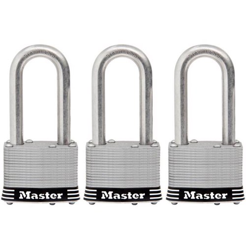 Master Lock 1-3/4 in. W Laminated Steel 4-Pin Cylinder Marine Padlock