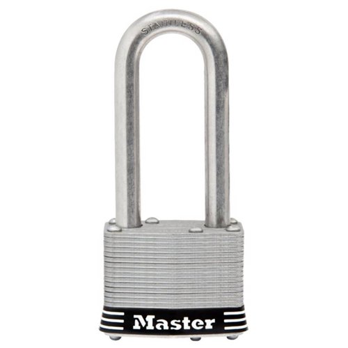 Master Lock 4-3/8 in. H X 2 in. W Laminated Steel 4-Pin Tumbler Weather-Resistant Padlock