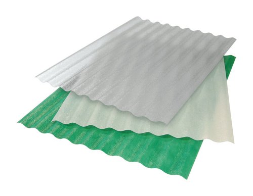 Sequentia 96 in. H X 26 in. W 550 Clear Fiberglass Panel