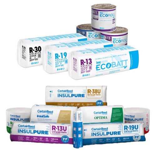 Knauf EcoTouch 15 in. W X 93 in. L X 3.5 in. 13 Kraft Faced Fiberglass Insulation Batt 116.25 sq ft