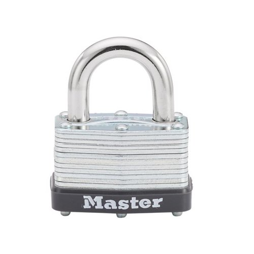 Master Lock 1-1/16 in. H X 1-3/4 in. W Laminated Steel Warded Locking Warded Padlock