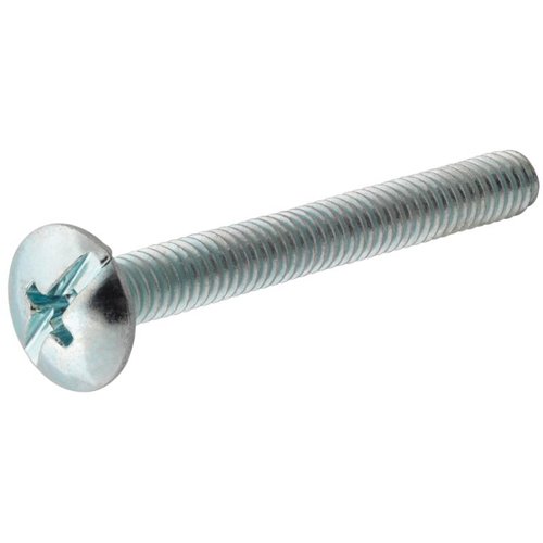 HILLMAN No. 1/4-20 in. X 1/2 in. L Combination Truss Head Zinc-Plated Steel Machine Screws 100 pk