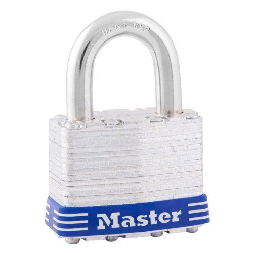 Master Lock 1-5/16 in. H X 1 in. W X 1-3/4 in. L Laminated Steel Ball Bearing Locking Exterior Padlo