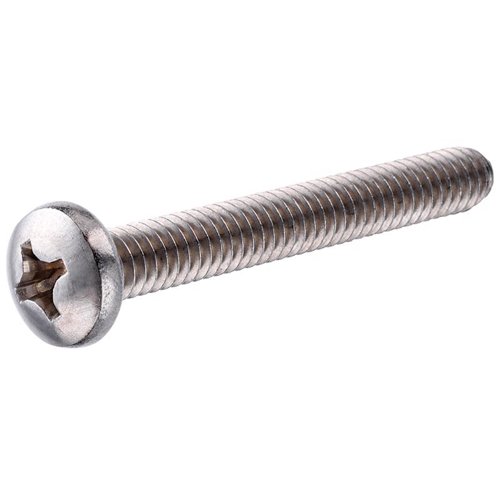 HILLMAN No. 1/4-20 in. X 3 in. L Phillips Flat Head Stainless Steel Machine Screws 50 pk