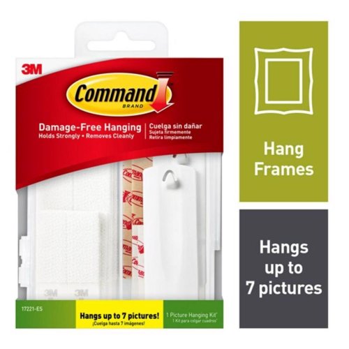 3M Command White Assorted Picture Hanging Set 4 lb 16 pk