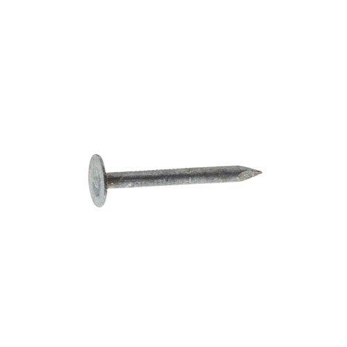 Grip-Rite 1 in. Roofing Electro-Galvanized Steel Nail Flat Head 1 lb